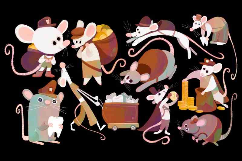 mice doing various tasks