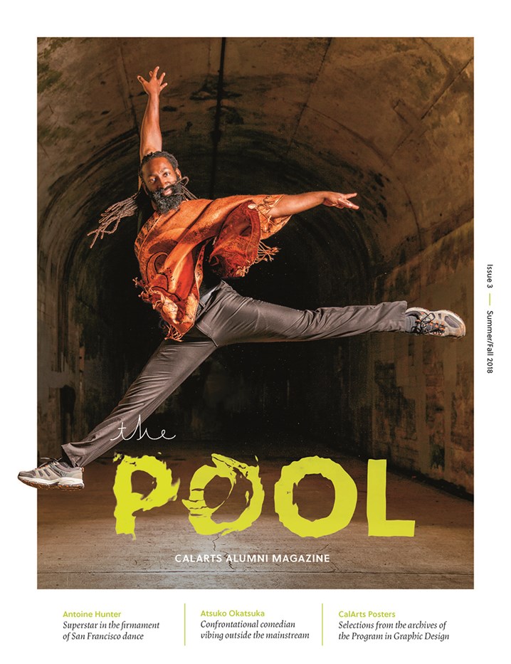 Cover of CalArts the Pool Issue 3 featuring Antoine Hunter