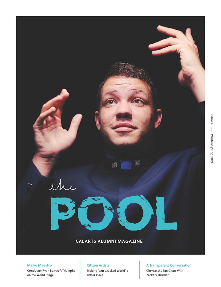 Cover of CalArts the Pool Issue 4 featuring Ryan Bancroft