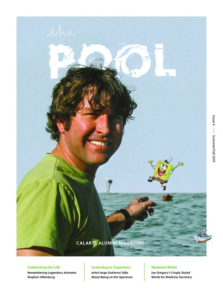 Cover of CalArts the Pool Issue 5 featuring Stephen Hillenburg