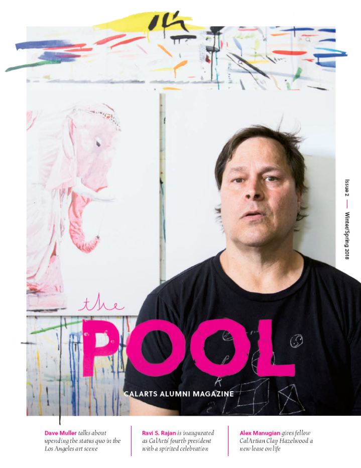 Cover of CalArts the Pool Issue 2 featuring Dave Muller