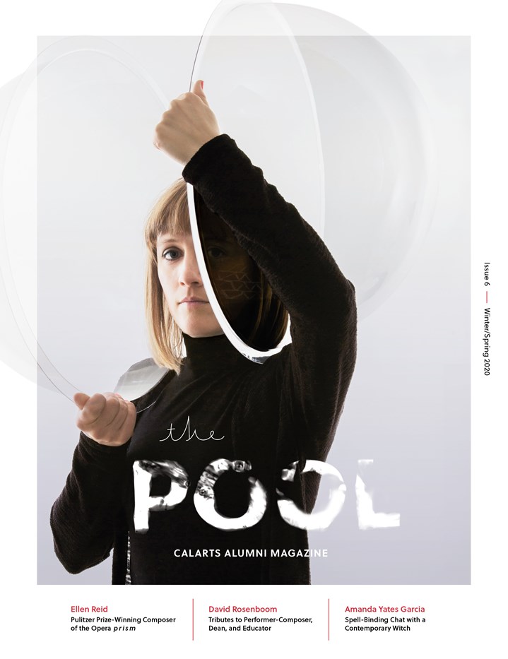 Cover of CalArts the Pool Issue 6 featuring Ellen Reid