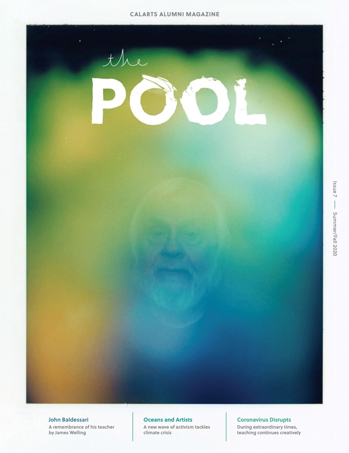 Cover of CalArts the Pool Issue 7 featuring John Baldessari