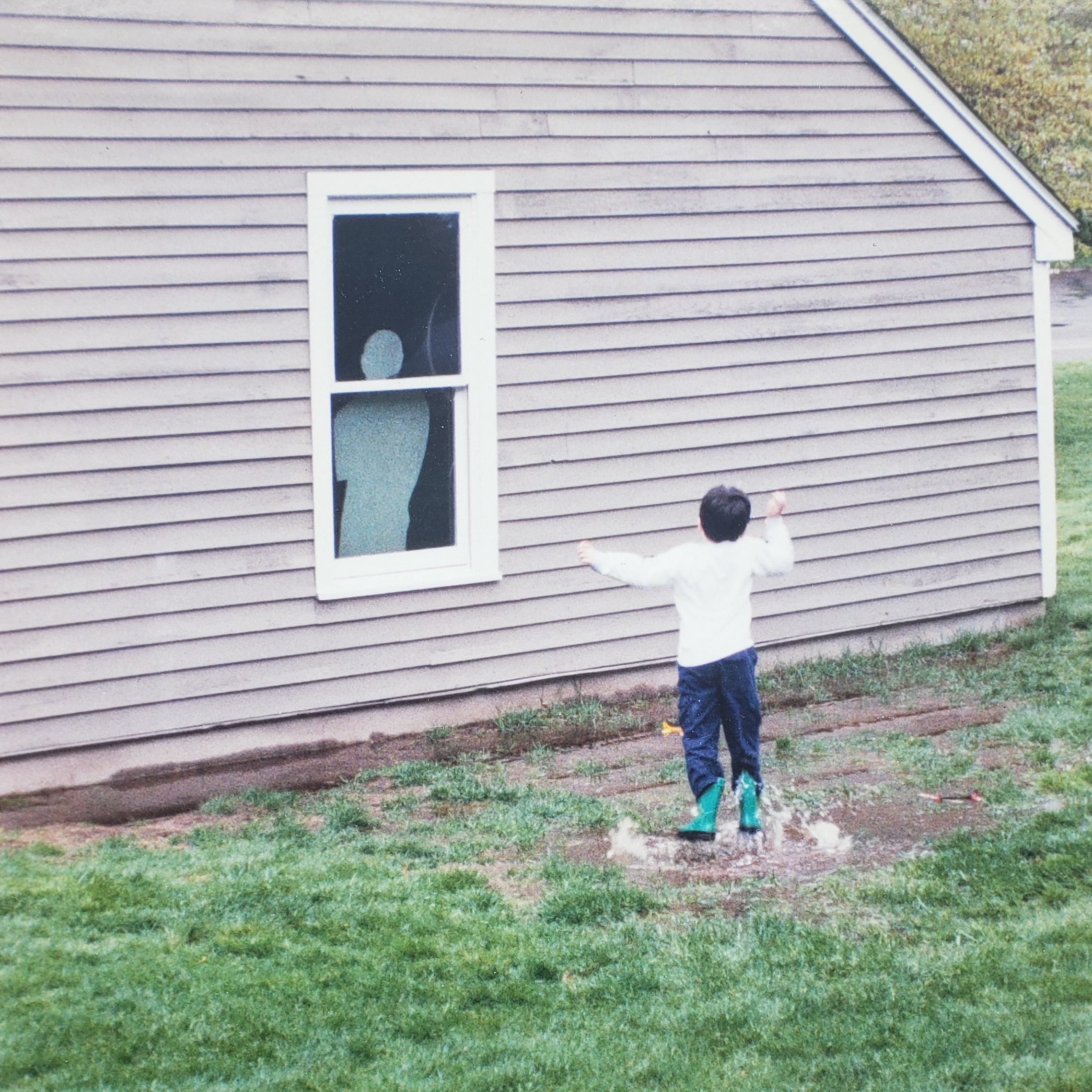 Joe Rain Boots Man in Window Instant Relatives poster