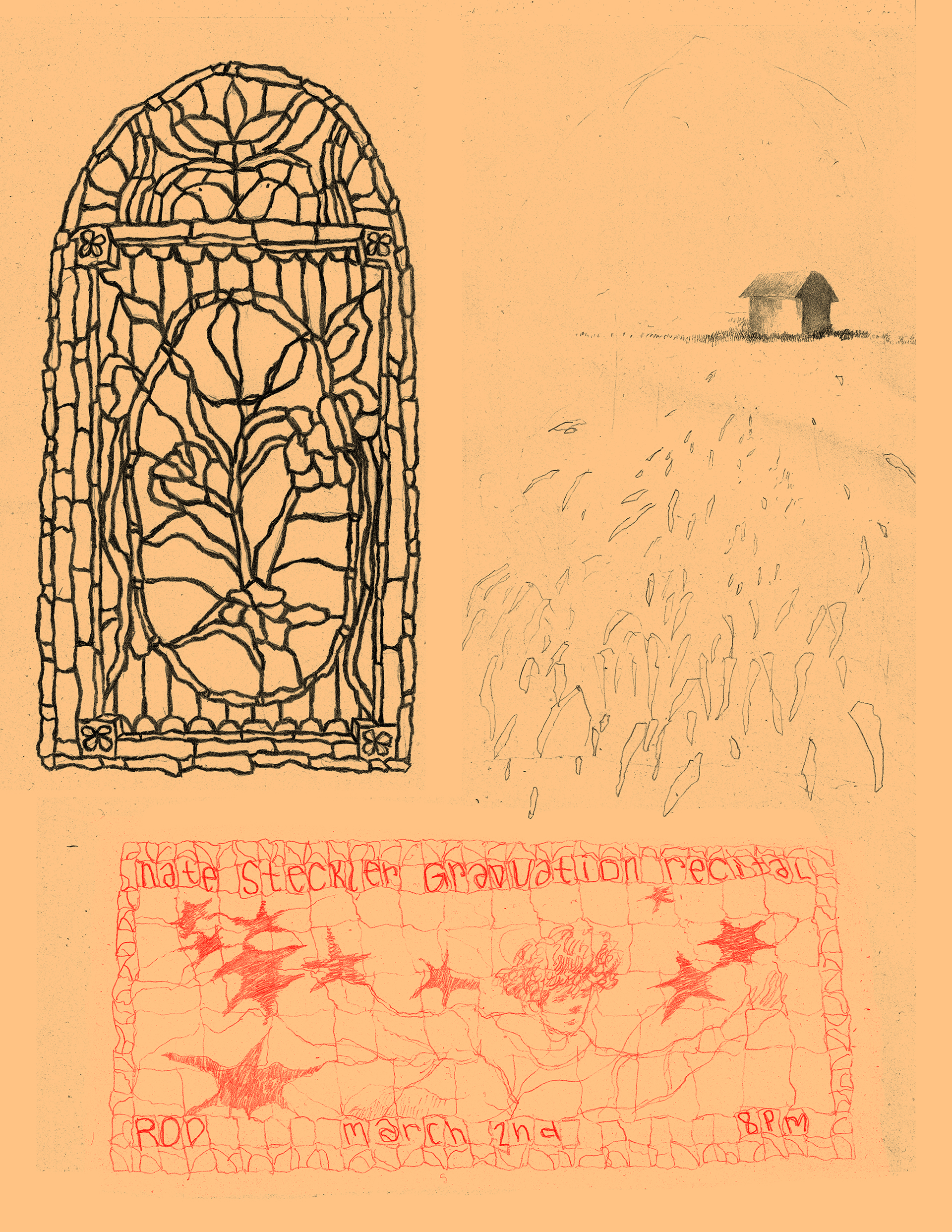 Nate Steckler's Graduation Recital poster