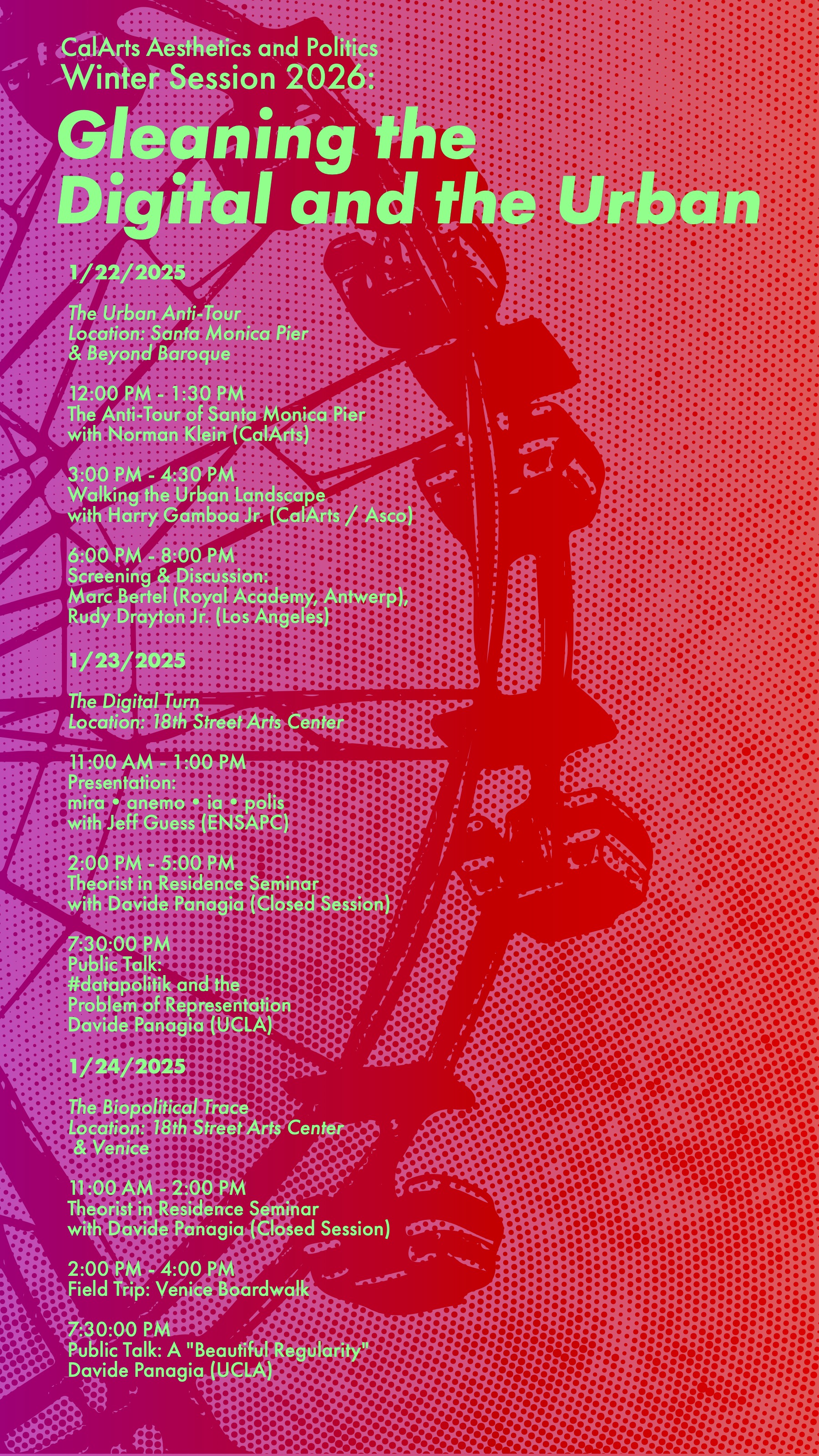 winter session full schedule