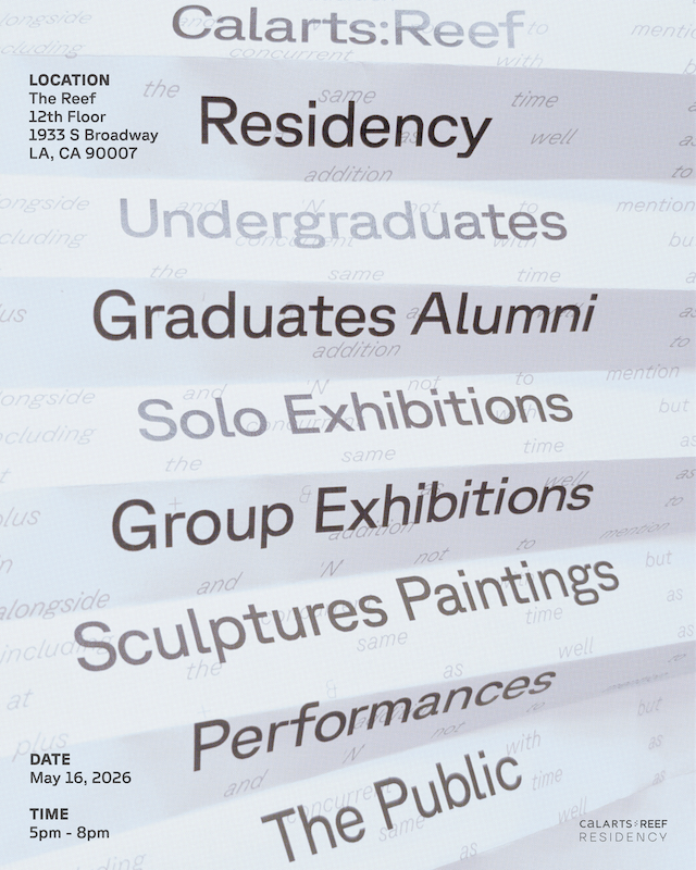 Poster for The Reef Group Shows May 2026