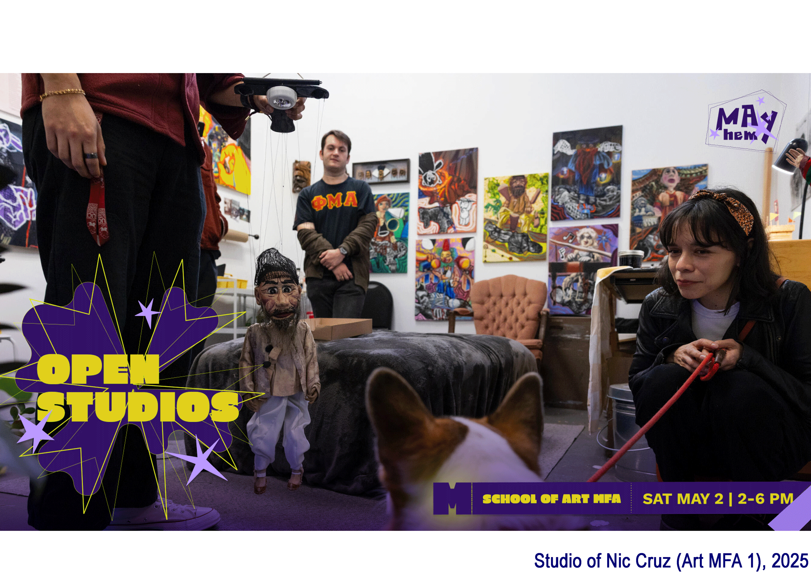 school of art mfa open studios gif