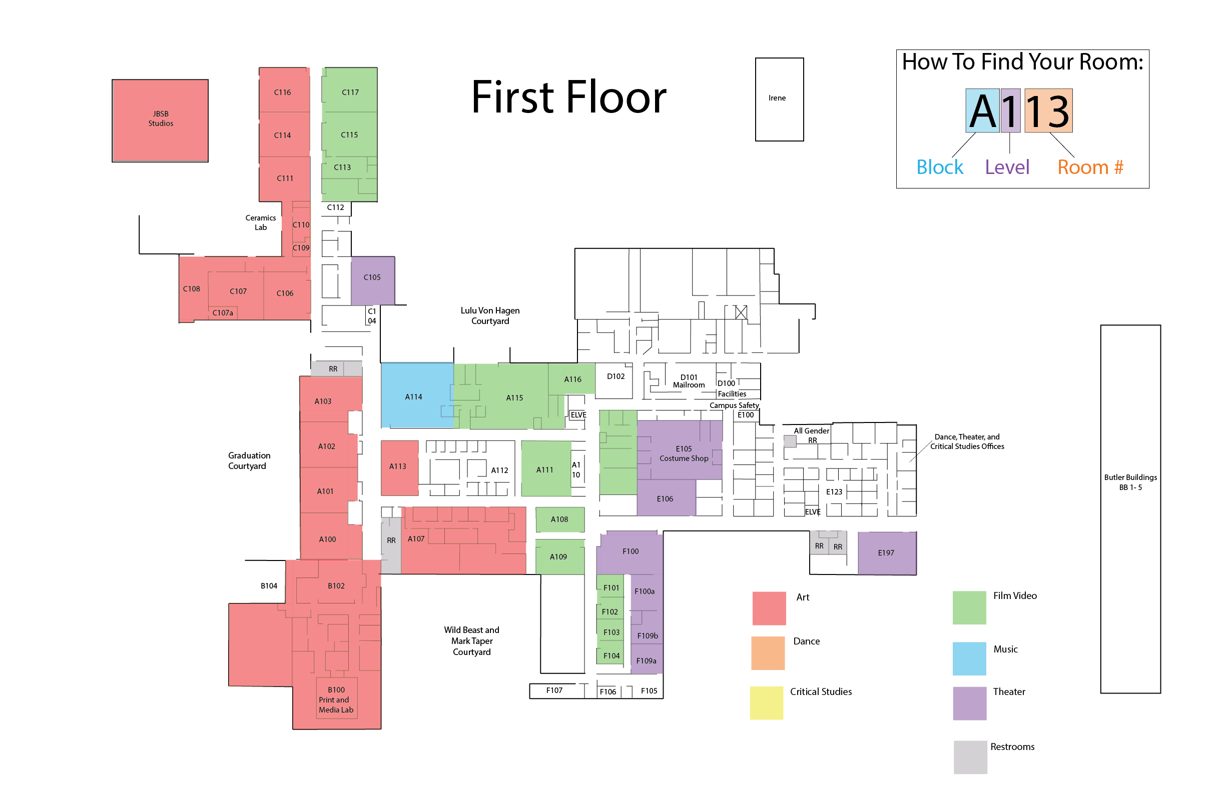 Campus Maps - 1st Floor