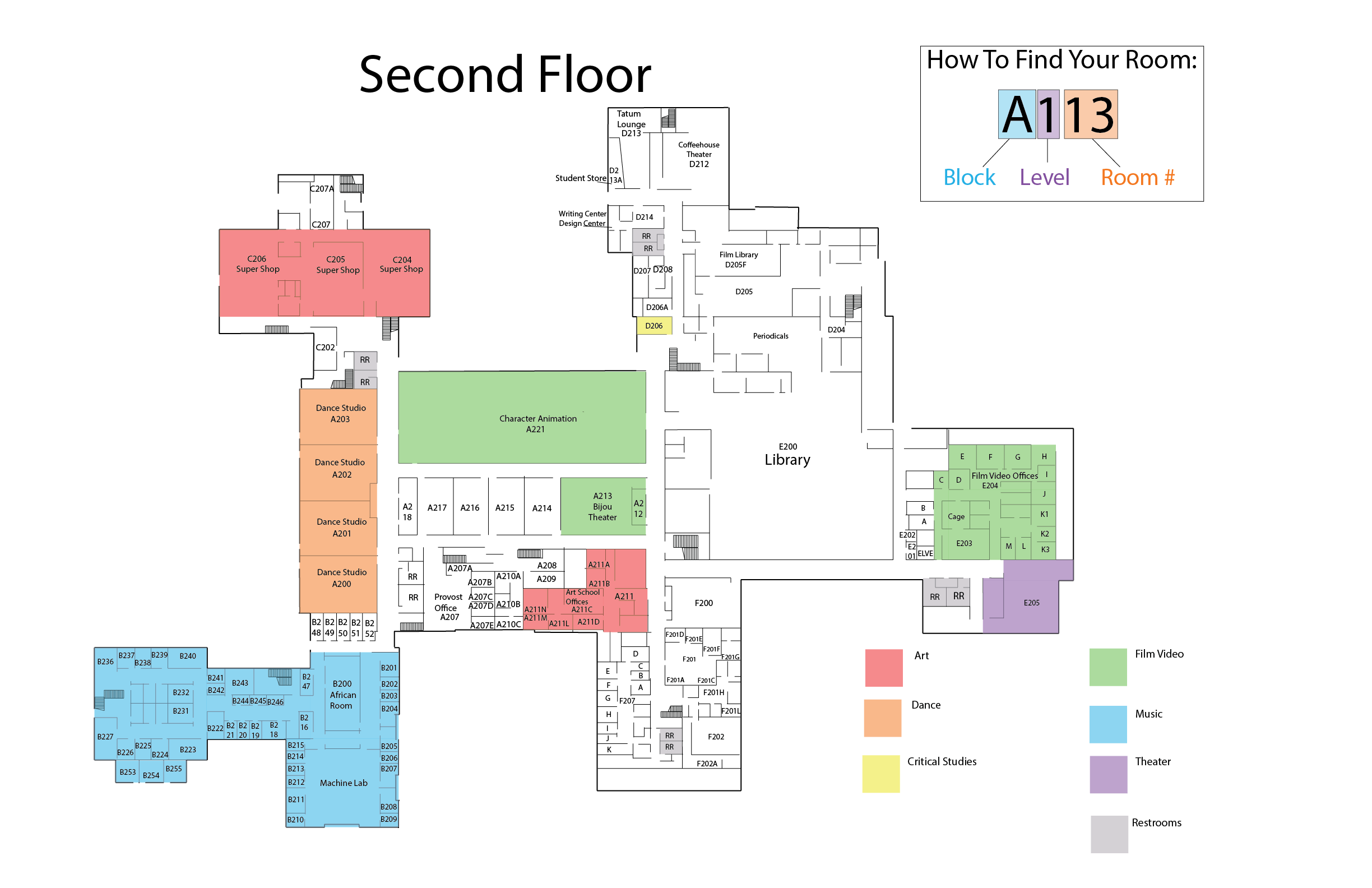 Campus Maps - 2nd Floor