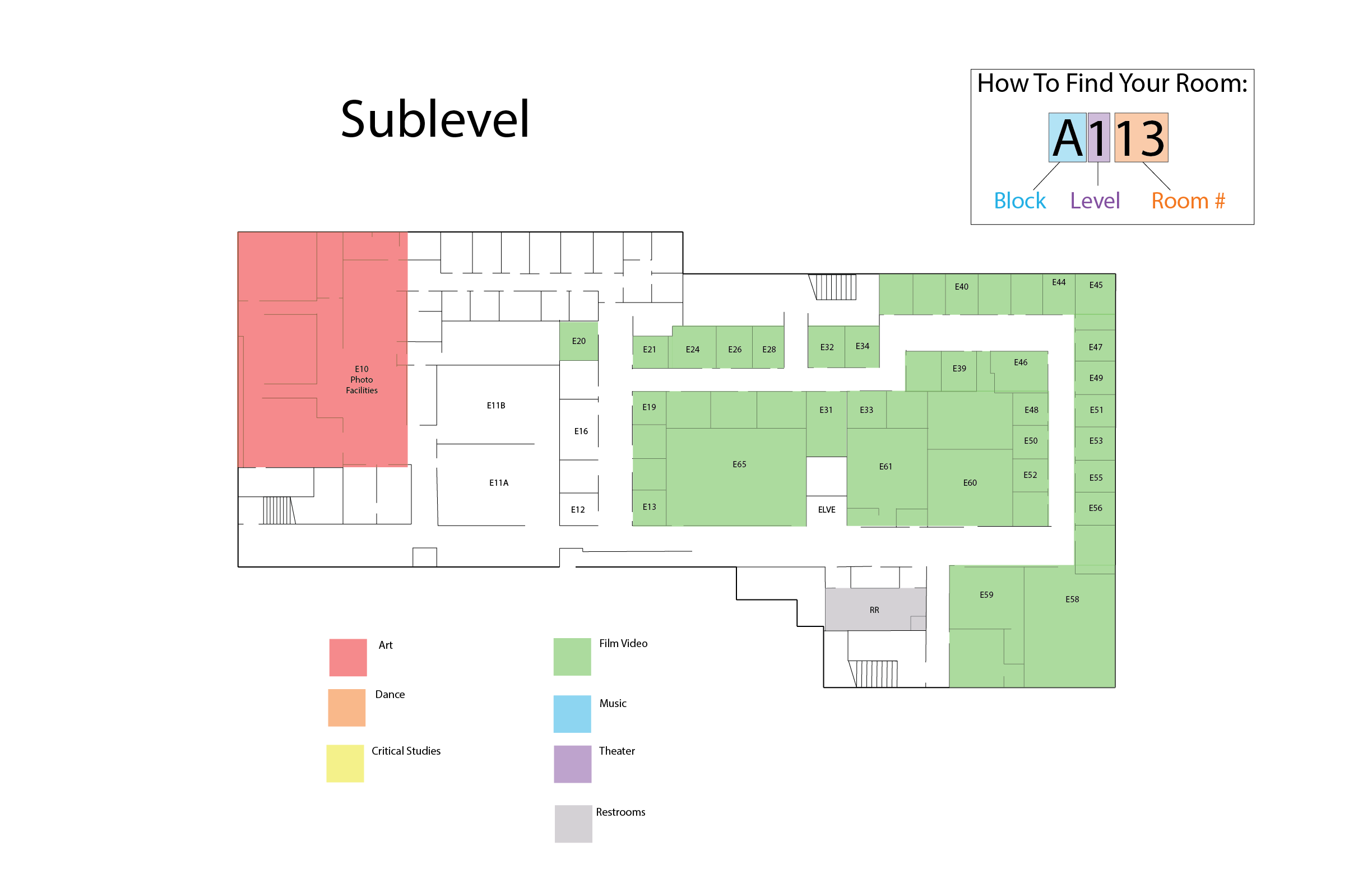 Campus Maps - Sublevel