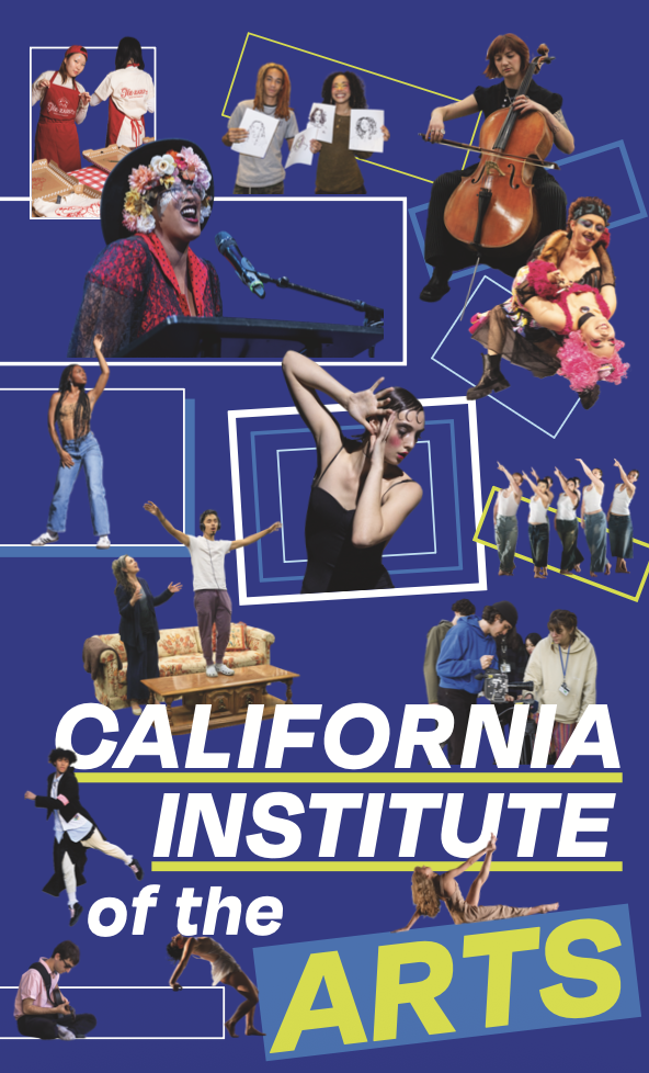 Cover of the CalArts Admissions Brochure