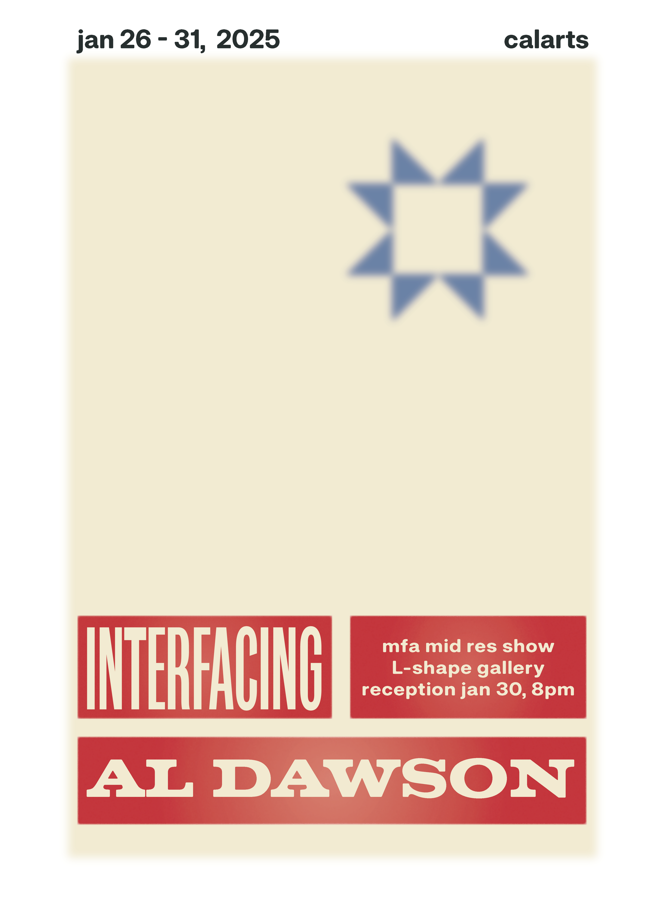 Interfacing: Al Dawson's MFA Mid Residence Exhibition