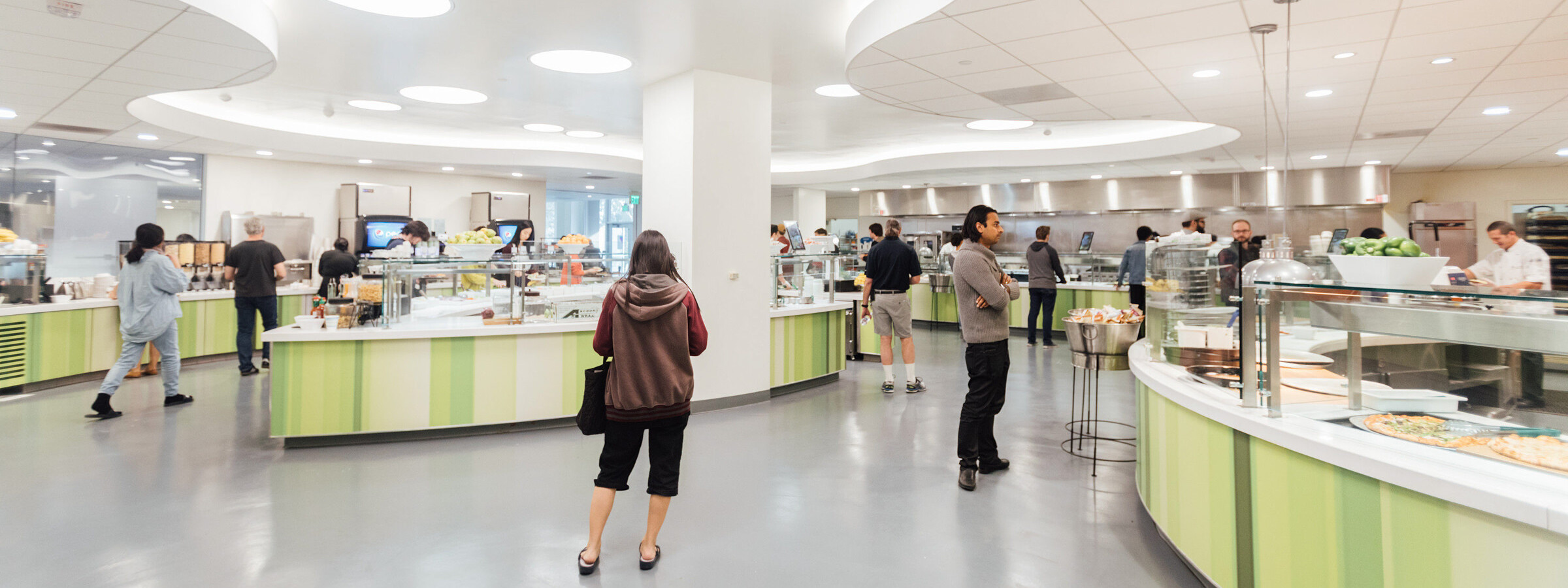 Students in the Cafeteria