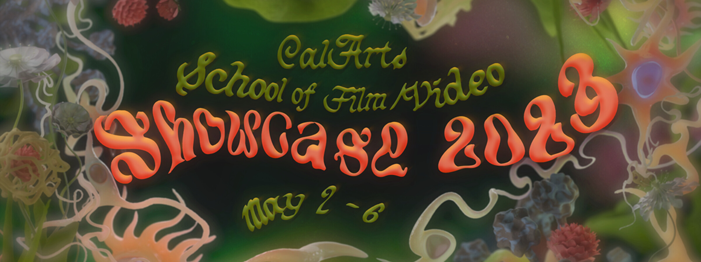 CalArts Showcase 2023 poster design