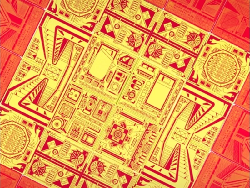 birds eye view of the insides of a building