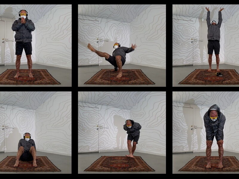 Person Dancing In Different Positions Collage