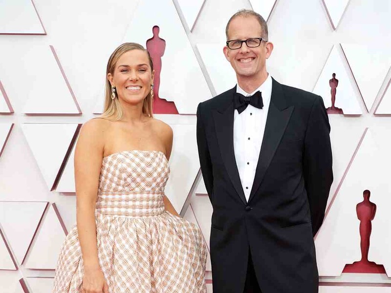 Photo of Pete Docter and Dana Murray at the Oscars