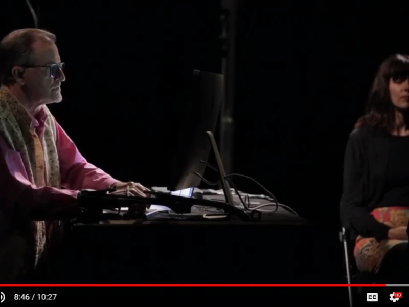 David Roseboom working on his brainwaves performance