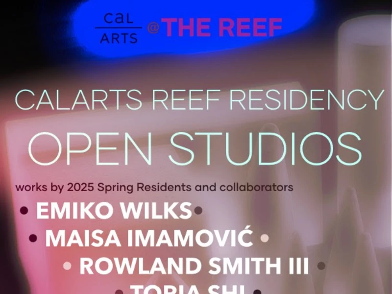 Poster for CalArts Reef Residency Open Studios