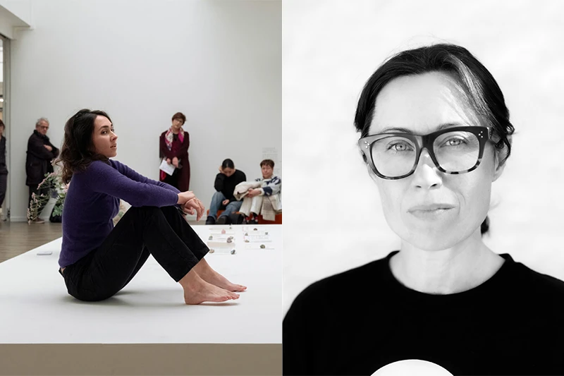 photo of Carole Douillard and Kathryn Andrews